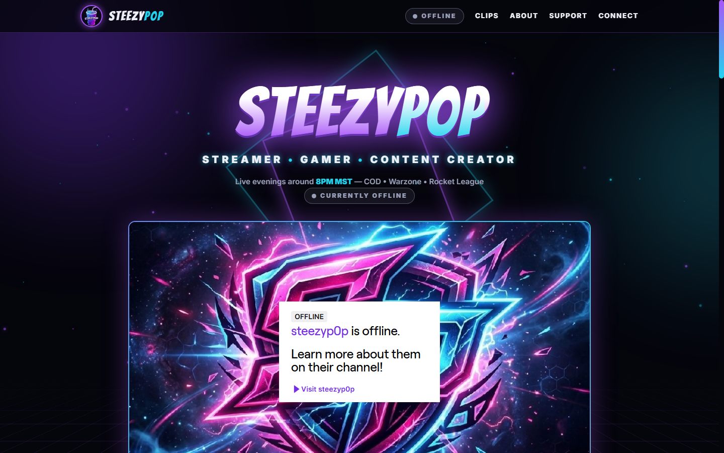 Steezyp0p creator site